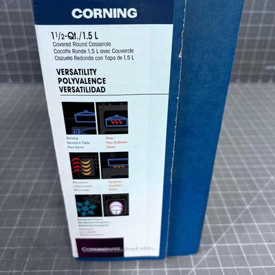 Corningware French White Casserole New in the Box 