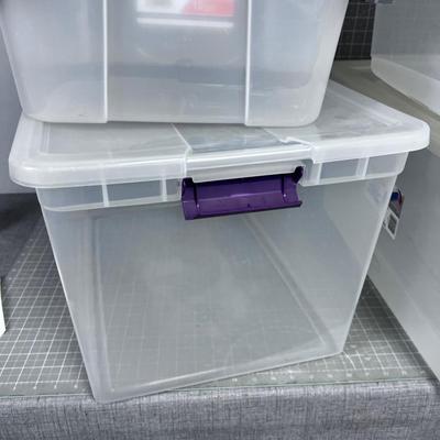 (5) 12 to 15 Gallon Tubs