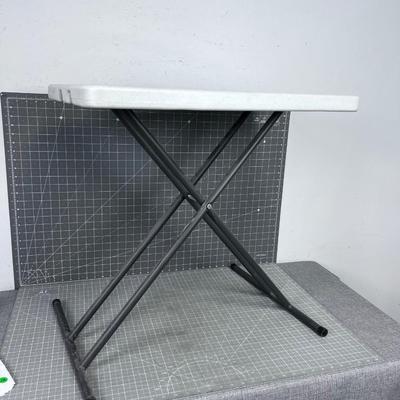 Adjustable Height Small Table
