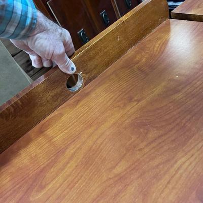Pair of Night Stands Shaker Style Cherry Color