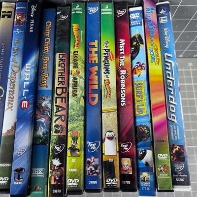 Stack of Mainly Children and DISNEY DVD's 