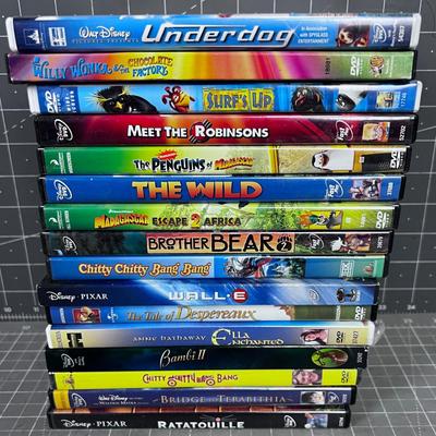 Stack of Mainly Children and DISNEY DVD's 
