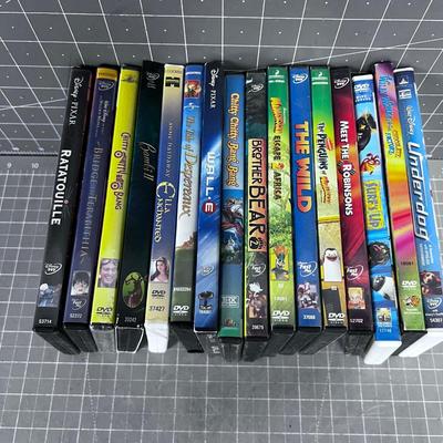Stack of Mainly Children and DISNEY DVD's 
