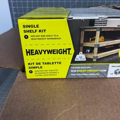 6 Single shelf Kit, BRACKETS NEW in the Package