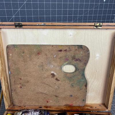 Box full of Oil Paints 