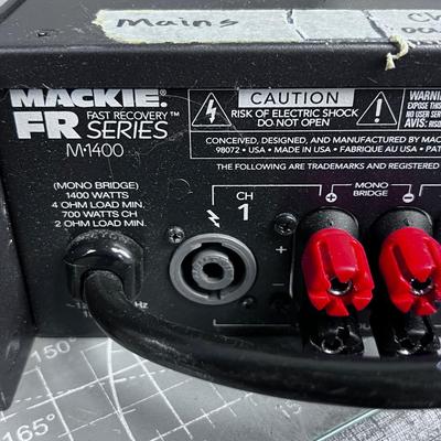 MACKIE M-1400 Professional Power Amplifier 