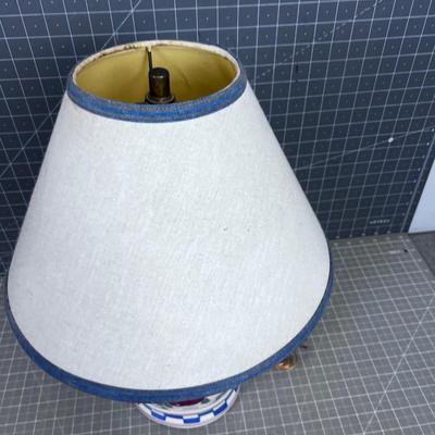 1 Ceramic Table Lamp With Apples