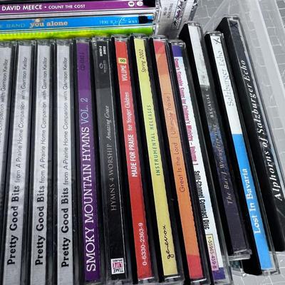 Box of CD's 