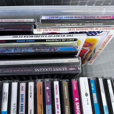 Box of CD's 