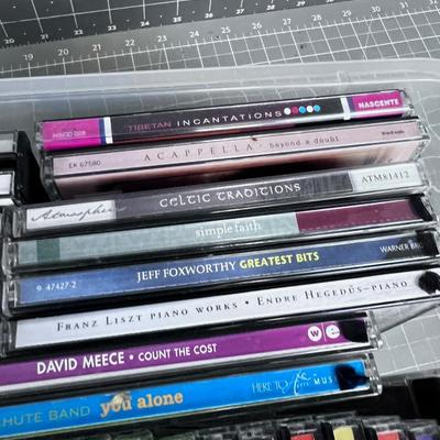 Box of CD's 