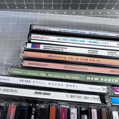 Box of CD's 