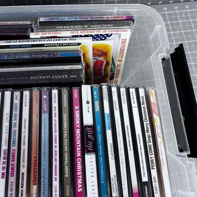 Box of CD's 