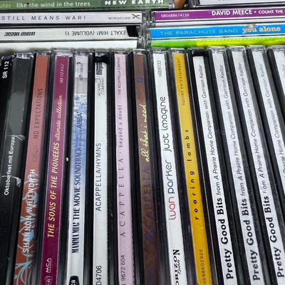 Box of CD's 