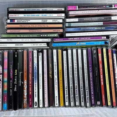 Box of CD's 