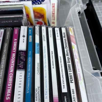 Box of CD's 