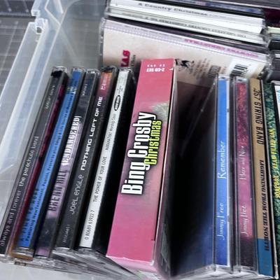 Box of CD's 