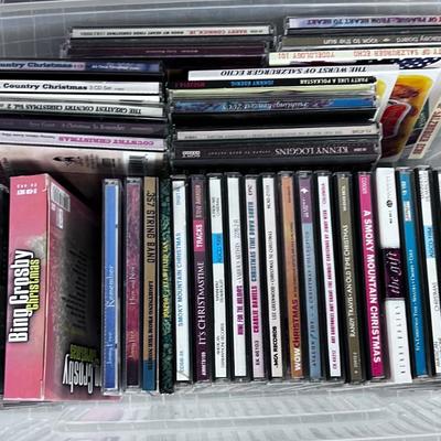 Box of CD's 