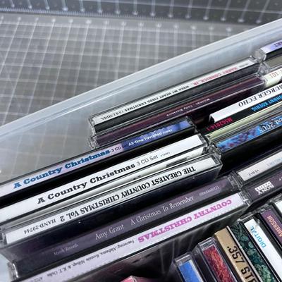 Box of CD's 