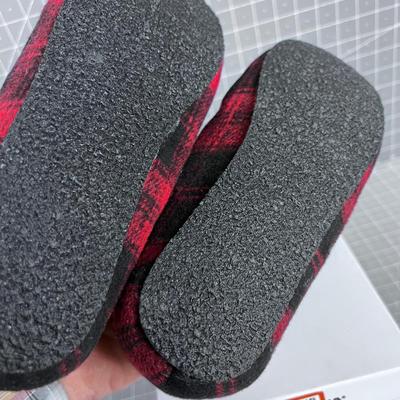 Minnetonka Women's Red Plaid Slipper