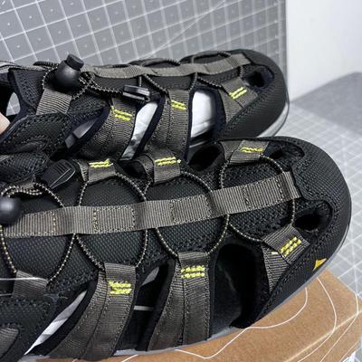 Men's ASCOT Chocolate Black Sandals NEW 