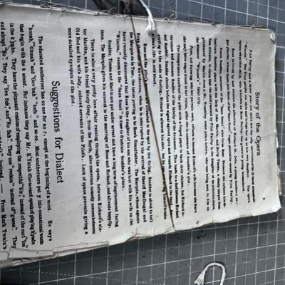 Princeton GLEE Club Hymn Book, Early 1900's 