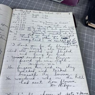 3 Scrap Books of News Paper Clippings and a Ledger 