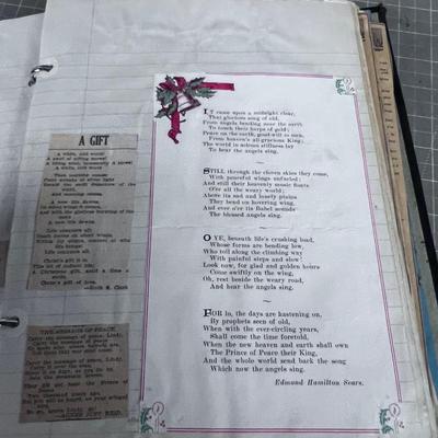 3 Scrap Books of News Paper Clippings and a Ledger 
