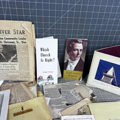 Huge Pile of COLLECTIBLE Paper