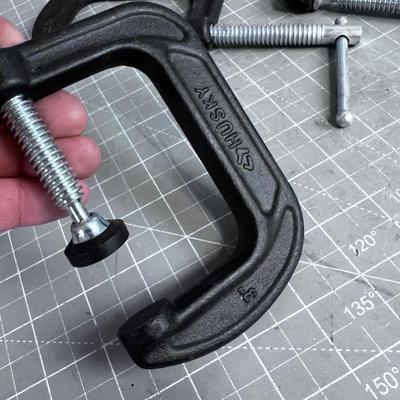 (5) 3" C Clamps 