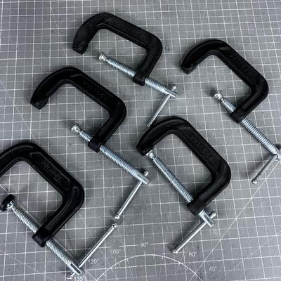 (5) 3" C Clamps 