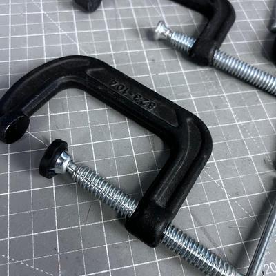 (5) 3" C Clamps 