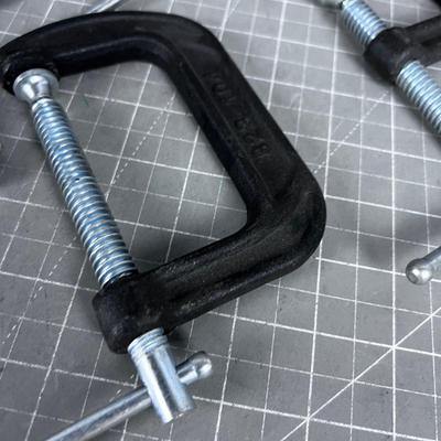 (5) 3" C Clamps 