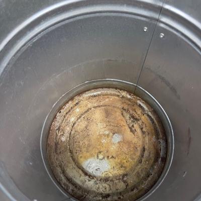 3 Galvanized Buckets 