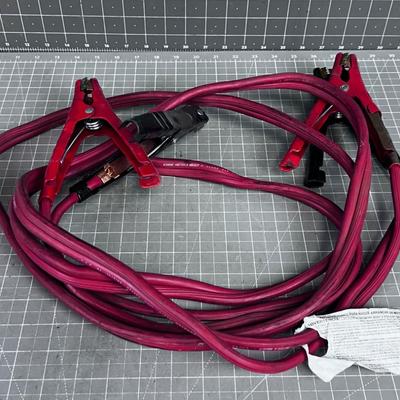 Heavy Duty 6 Guage Wire, 12 feet Long Jumper Cables 