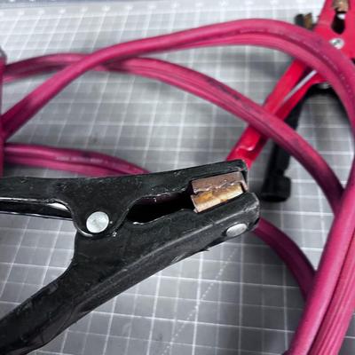 Heavy Duty 6 Guage Wire, 12 feet Long Jumper Cables 