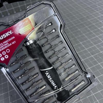 HUSKY Precision Ratcheting Screwdriver Set 23-Piece