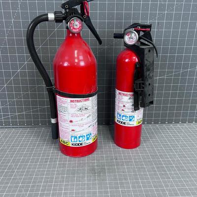 2 Fire Extinguishers 