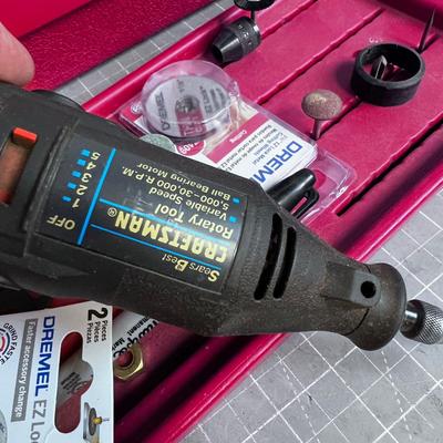 Tool Box With Craftsman Dremel Kit