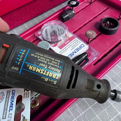 Tool Box With Craftsman Dremel Kit