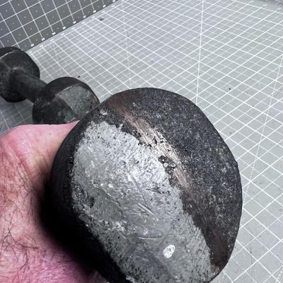Little STEEL 7.5 Pound Bar Bells 
