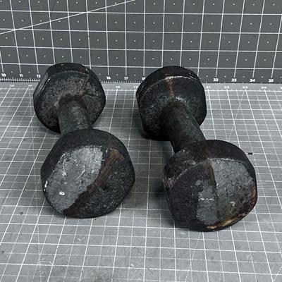 Little STEEL 7.5 Pound Bar Bells 