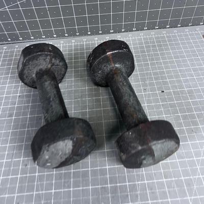 Little STEEL 7.5 Pound Bar Bells 