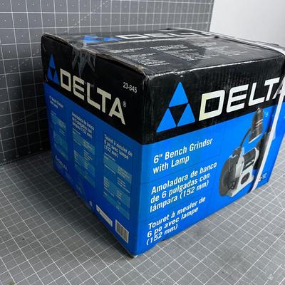 DELTA 6" Bench Grinder New in the Box