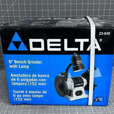 DELTA 6" Bench Grinder New in the Box