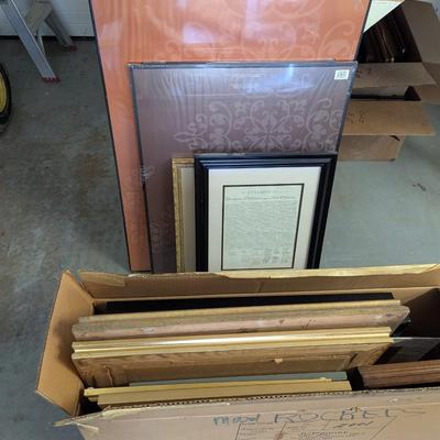 Assortment Of Picture Frames & Poster Frames (G)