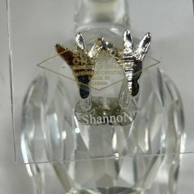 Delicate Crystal Flamingo Bird Figurine by Shannon Crystal Designs of Ireland