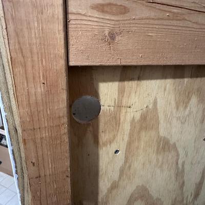 Two White Wooden Shelves (WM-DZ)