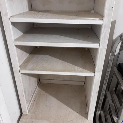 Two White Wooden Shelves (WM-DZ)