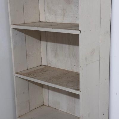 Two White Wooden Shelves (WM-DZ)