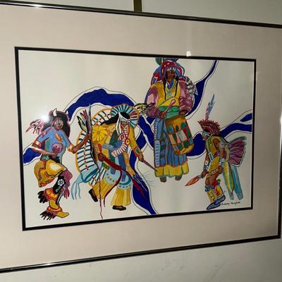 Native American watercolor